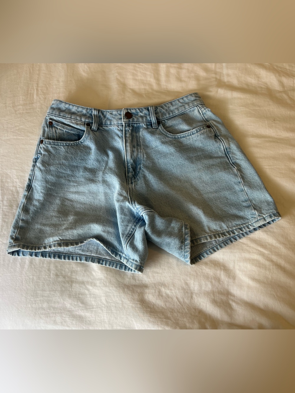 Volcom Light Blue Denim Jean Shorts
